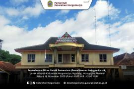 PEMELIHARAAN JARINGAN, PLN AKAN PADAMKAN SEMENTARA ALIRAN LISTRIK WILAYAH HARGOMULYO HARI INI